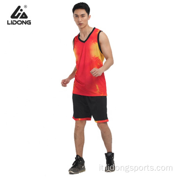 Maglia uniforme da basket e pantaloncini personalizzati